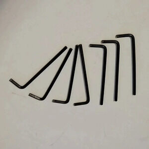Allen Hex Wrench Set 3/32" Standard Lot of 7